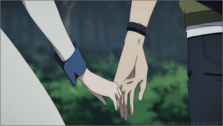 虚構推理 のアニメ の最後の手を繋ぐシーンが甘酸っぱくて好き　【琴子がカワイイ】「虚構推理」をアニメを見始めたおっさんが見てみた！けどつまらない【評価･レビュー･感想★★★★☆】#虚構推理 #岩永琴子 #鬼頭明里