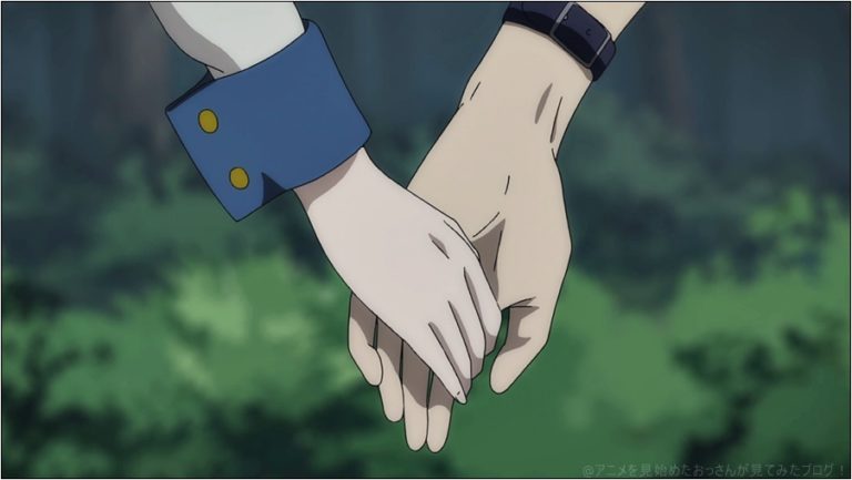 虚構推理 のアニメ の最後の手を繋ぐシーンが甘酸っぱくて好き　【琴子がカワイイ】「虚構推理」をアニメを見始めたおっさんが見てみた！けどつまらない【評価･レビュー･感想★★★★☆】#虚構推理 #岩永琴子 #鬼頭明里