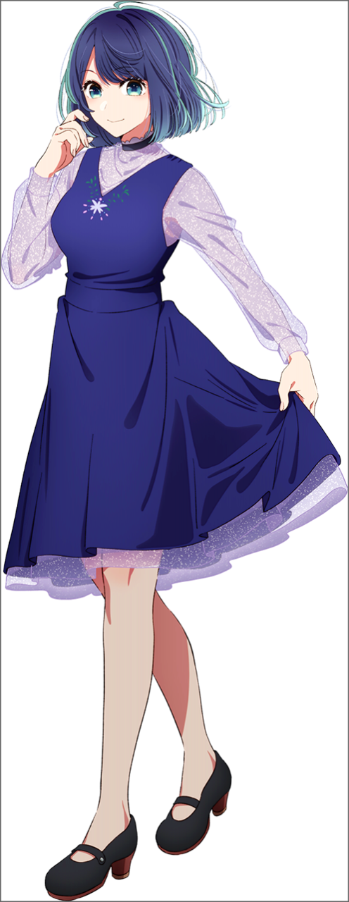 黒川 あかね
声 - 石見舞菜香「推しの子」アニメはキャラクターデザインが素晴らしい。全員カワイイ&イケメン！みんな性格も良い！